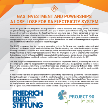 Gas investment Powership Briefing